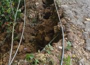 Miris, Tebing Jalan Mengalami Erosi di Desa Bangkes Tidak Ada Perhatian Dari Pemerintah Daerah Maupun Pemerintah Desa