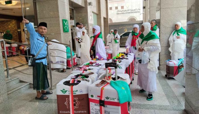Kloter 23 Asal Sumenep Bergerak ke Makkah, Jamaah Penuh Semangat Jalani Umrah