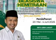 Kemenag Jatim Buka Pendaftaran Beasiswa Kemitraan UIN Sunan Ampel Surabaya TA 2025/2026, Ini Kuotanya