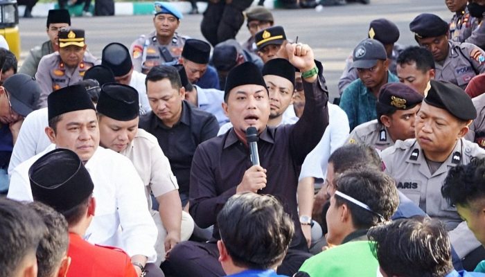 Demo Mahasiswa dan Ojol di Pamekasan, Desak Pengesahan RUU Perampasan Aset dan Tolak Tunjangan DPR