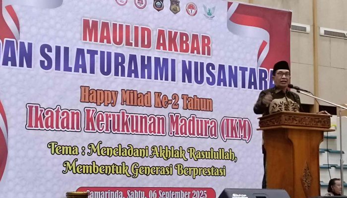 Bupati Pamekasan Hadiri Maulid Akbar dan Milad ke-2 IKM di Samarinda, Serukan Persatuan Madura