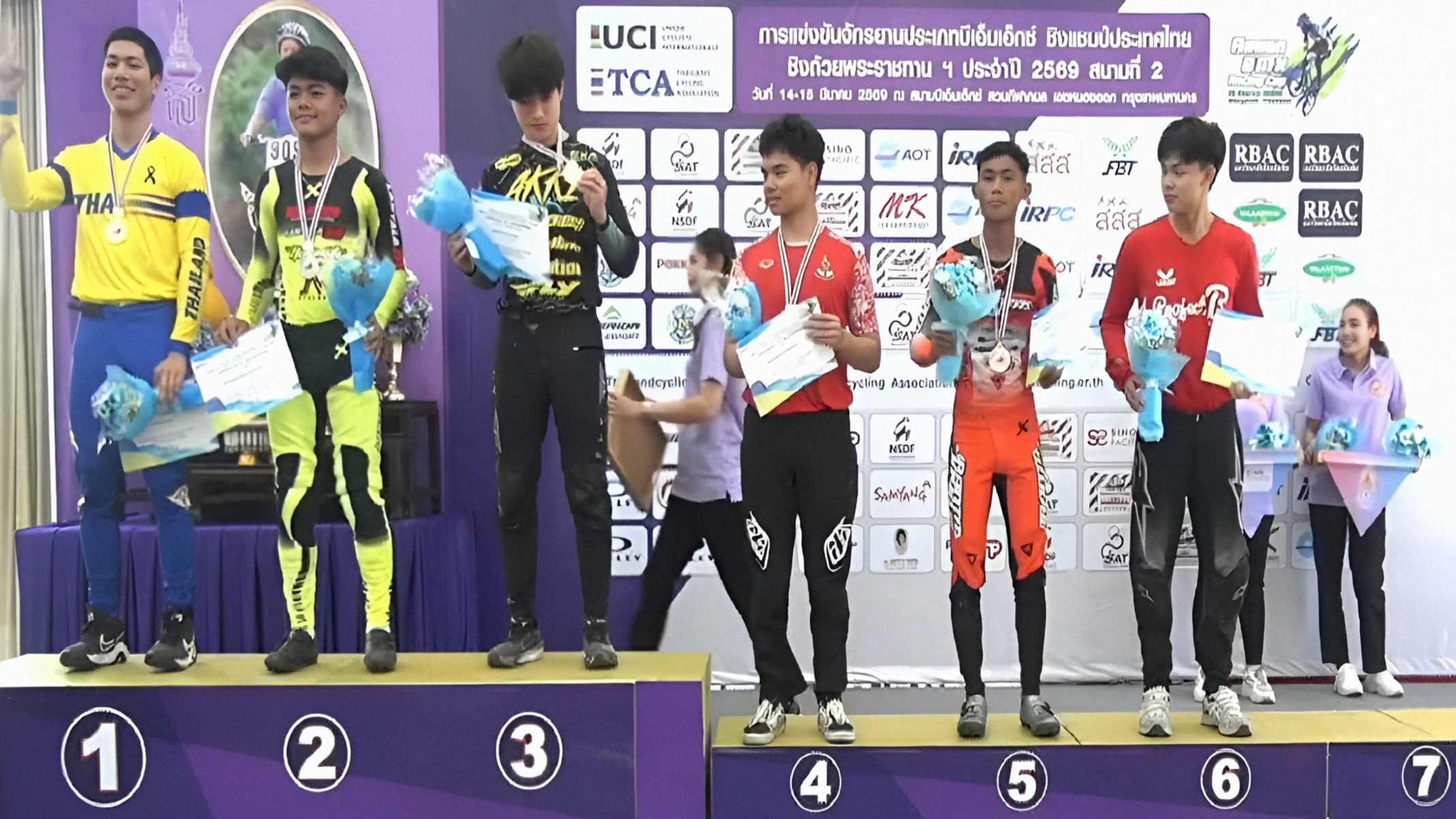 Muhammad Bagus Refansha dari La Nyala 99 Team meraih juara 2 pada Thailand BMX Championships di Kamol Sport Park Thailand
