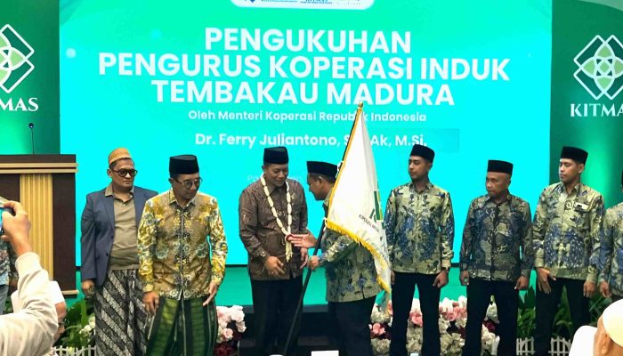 Menkop Resmikan KITMAS di Pamekasan, Bupati dan Wabup Hadir Perkuat Dukungan Petani Tembakau
