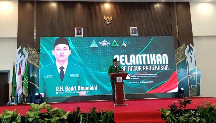Badri Khumaini Resmi Pimpin GP Ansor Pamekasan, Fokus Perkuat Kaderisasi dan Kemandirian Organisasi