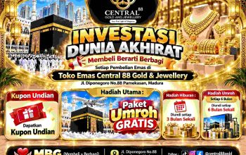 Belanja Emas Sambil Beramal, Central 88 Pamekasan Hadirkan Kesempatan Umrah Gratis